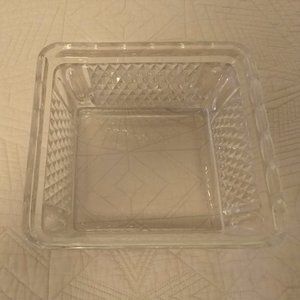 Mikasa Crystal Square Bowl "Brand New"